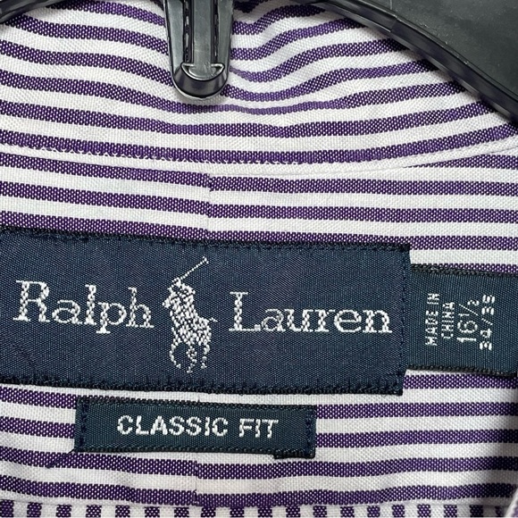 Ralph Lauren Button Down Pony Shirt Size 16 1/2 34/35 - Picture 10 of 10